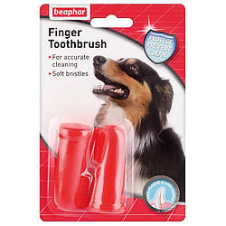 Beaphar (Беафар) Finger Toothbrush - Зубна щітка на палець для собак 1 набір