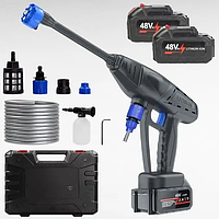 Мийка високого тиску + поливання 6 режимів 2 акумулятори 48V у валізі