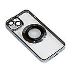 Магнітний чохол XON PhoneCase Magnetic для iPhone 13 (PCMC1113100G 68093) Сірий/Прозорий, фото 3