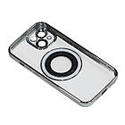 Магнітний чохол XON PhoneCase Magnetic для iPhone 13 (PCMC1113100G 68093) Сірий/Прозорий, фото 5