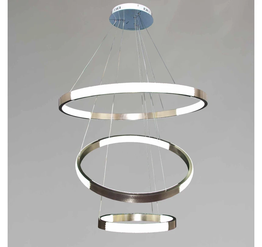 Підвісна світлодіодна люстра MD3682/45+65+85SN, фото 1