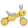 Дитяча каталка-толокар Динозаврик M 6025E з підсвіткою й музикою Жовтий, фото 6