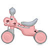 Дитяча каталка-толокар Динозаврик M 6025E з підсвіткою й музикою Рожевий, фото 4
