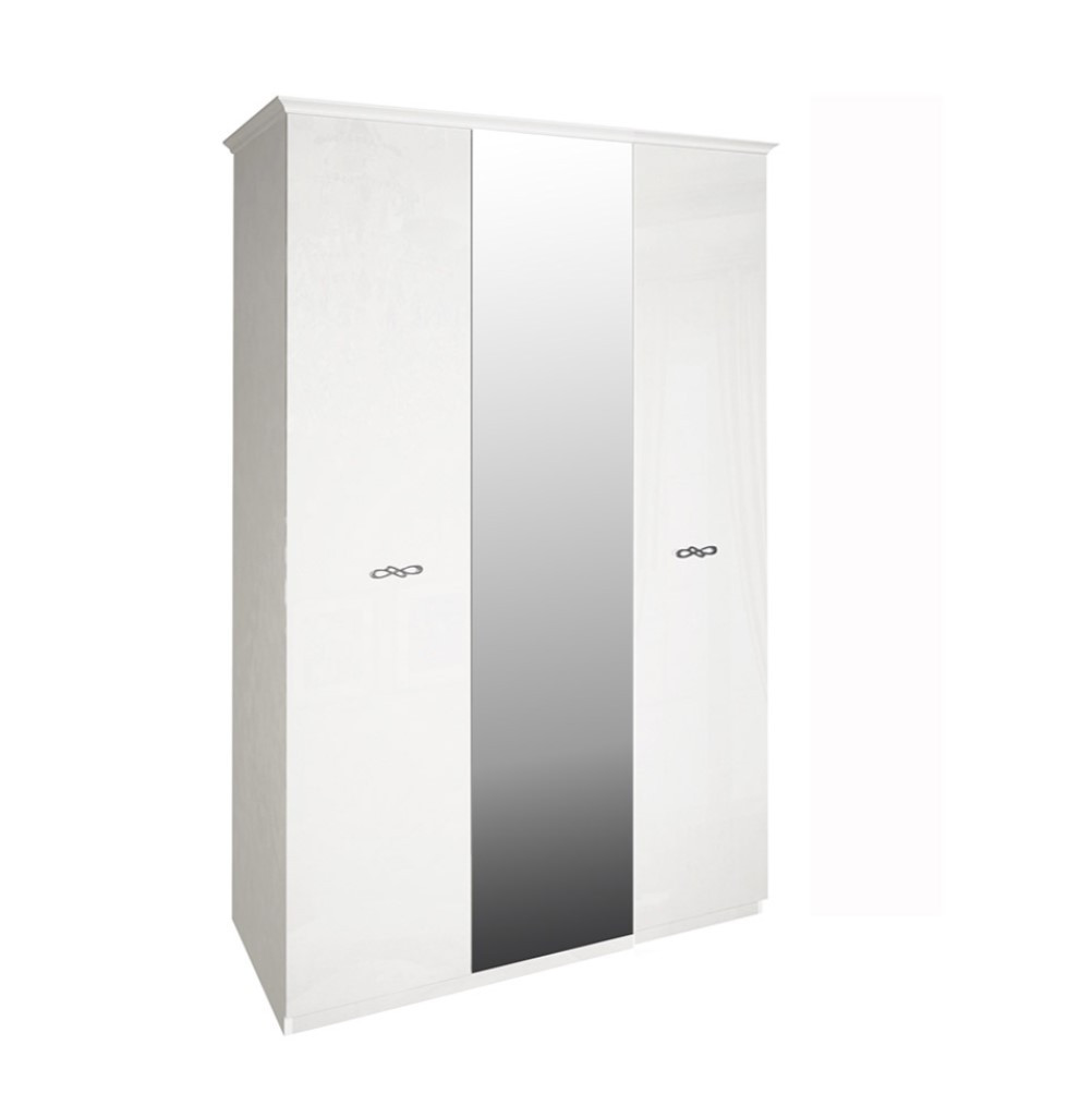 Шафа Прованс 3дв Білий глянець Міро-Марк, фото 1