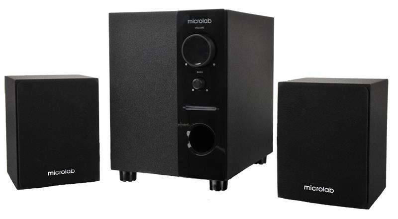 Акустична система MICROLAB M-109 2.1, 10W, mini-jack, чорний, фото 1
