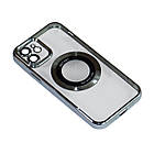 Магнітний чохол XON PhoneCase Magnetic для iPhone 12 (PCMC1112100G 8130) Сірий/Прозорий, фото 3