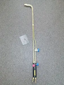 Пальники ручні газоводушні інжекторні на газоподібному паливі типу ГВ (бутові, покрівельні)