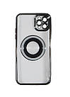 Магнітний чохол XON PhoneCase Magnetic для iPhone 11 Pro Max (PCMC1111400G 8154) Сірий/Прозорий, фото 4