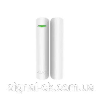 Бездротовий датчик відкриття дверей/вікон Ajax DoorProtect (8EU) ASP White