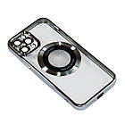 Магнітний чохол XON PhoneCase Magnetic для iPhone 11 Pro (PCMC1111300G 8161) Сірий/Прозорий, фото 3
