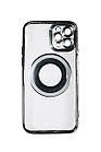 Магнітний чохол XON PhoneCase Magnetic для iPhone 11 Pro (PCMC1111300G 8161) Сірий/Прозорий, фото 4