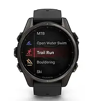 Garmin Fenix 8 смарт-годинник Amoled 43 мм Sapphire Carbon Grey Titanium 010-02903-21, фото 3