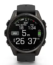 Garmin Fenix 8 смарт-годинник Amoled 43 мм Sapphire Carbon Grey Titanium 010-02903-21, фото 5