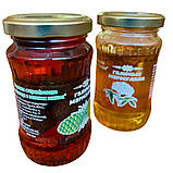 Галицькі мармуляди з зелених шишок, чорниці, брусниці, бузини 4х180 мл – набір варення №9, фото 4