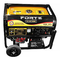 Генератор бензо-газовий Forte FG LPG6500E, фото 2