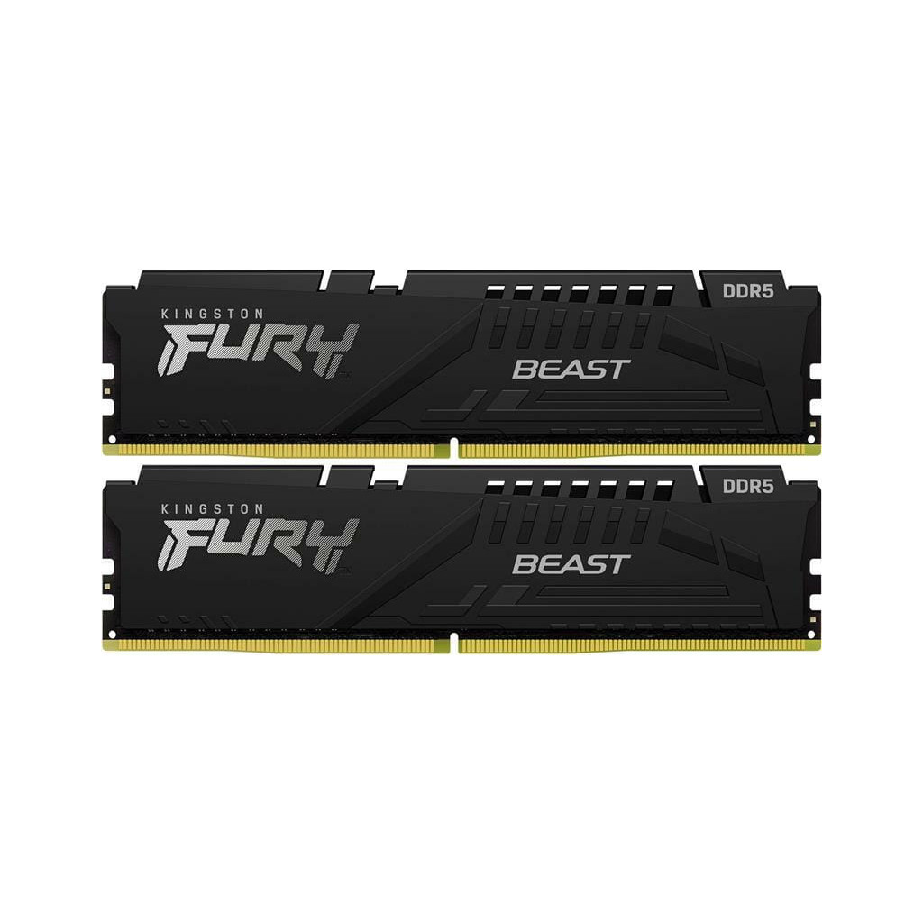Оперативна пам’ять Kingston Fury Beast Black 32 GB (2x16 GB) DDR5-6000 MHz (KF560C36BBE2K2-32)
