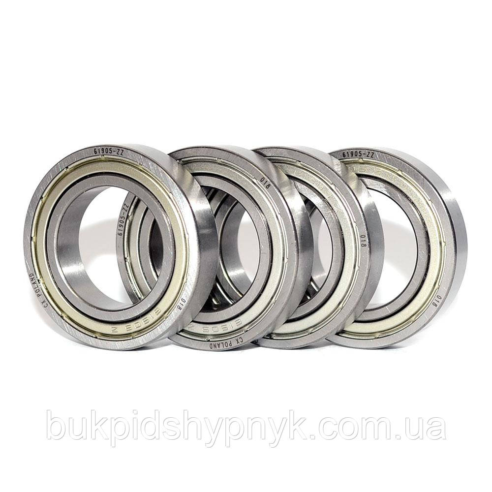 Комплект підшипників на мотоцикл GEON TERRAX 250 (2021) CX 61905 ZZ (1000905 ZZ) (6905 2Z) (6905 ZZ) (4 шт.), фото 1