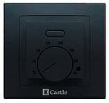 Терморегулятор Castle AC308 БІЛИЙ/ БІЖОВИЙ/ ЧОРНИЙ під рамку SCHNEIDER ASFORA, фото 3