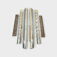 Пороги зовнішні Део Ланос, Сенс+підсилювач+підлога (8 деталів) вир-во Klokkerholm