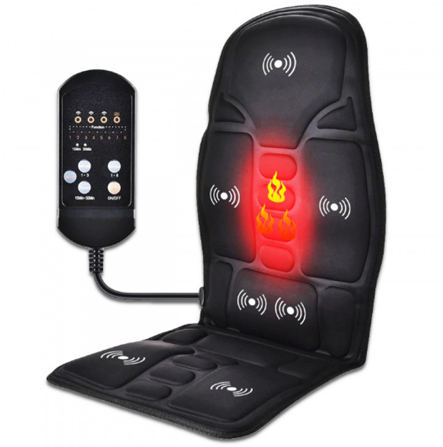 Масажна накидка з підігрівом Massage Seat Topper для дому та автомобіля, фото 1