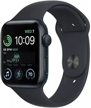 Apple Watch SE 2 GPS 40mm Midnight Aluminium Case Midnight Sport Band MNJT3, фото 3