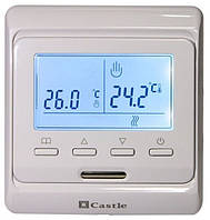Терморегулятор програматор Сastle E51.716 БІЛИЙ/ СЛОНОВА КІСТКА/ ЧОРНИЙ/ ЧОРНИЙ МАТОВИЙ два датчика