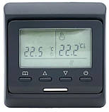 Терморегулятор програматор Сastle E51.716 БІЛИЙ/ СЛОНОВА КІСТКА/ ЧОРНИЙ/ ЧОРНИЙ МАТОВИЙ два датчика, фото 4