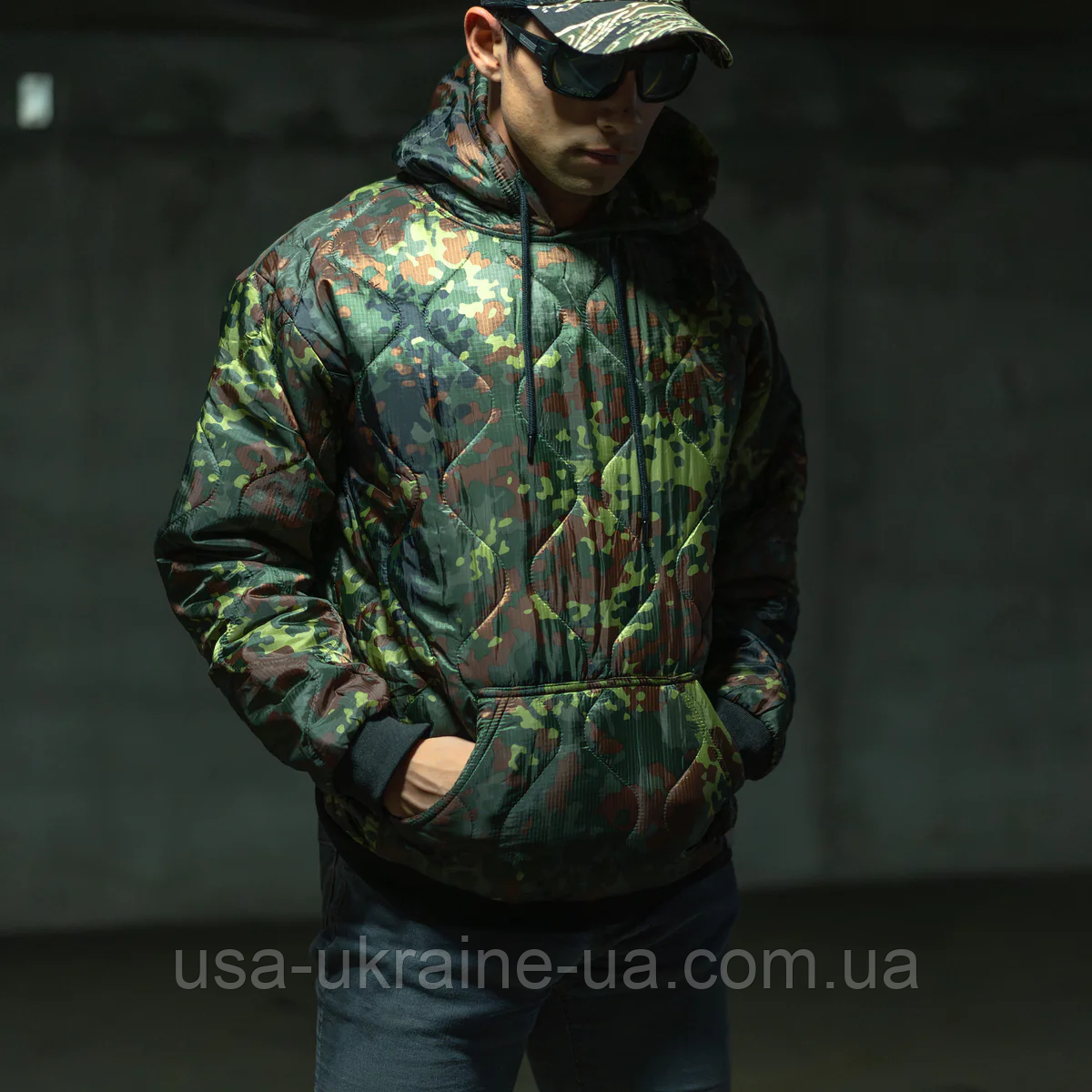 Тактична кофта Oaf Nation Flecktarn Pullover Woobie Hoodie, фото 1