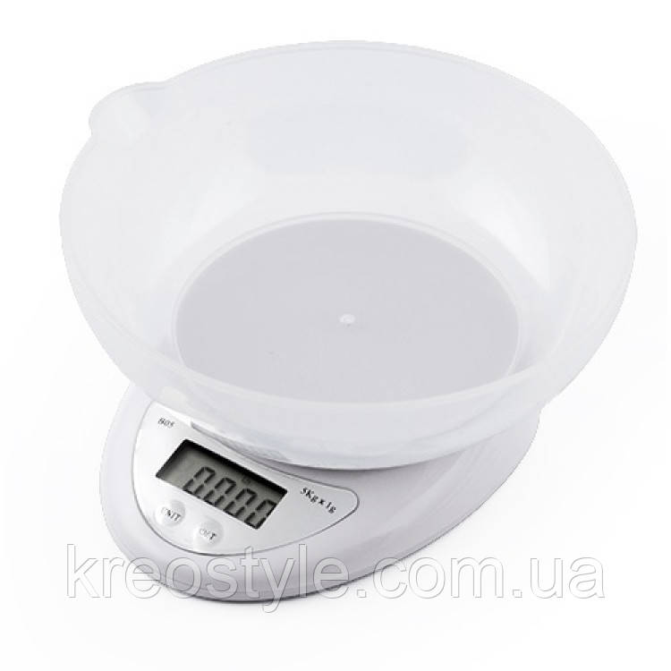 Електронні кухонні ваги B05 з чашею на 5 кг