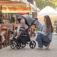 Прогулянкова коляска CARRELLO Bravo Plus (Каррелло Браво Плюс) CRL-5515 Storm Grey (сірий колір)