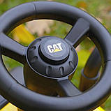 Дитяча каталка-толокар трактор із причепом Bambi 658C-6 світлові та звукові ефекти Жовтий, фото 4