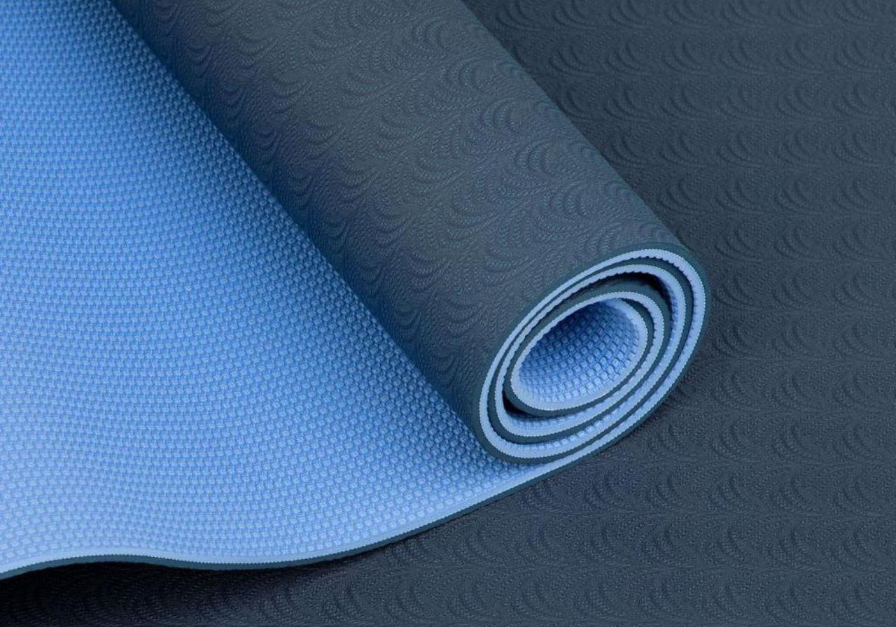 Екологічний килимок для йоги Bodhi Lotus Pro 183x60x0.6 см синій