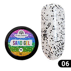 Гель-фарба Global Fashion Sand Gel 06, 5 г