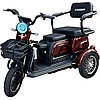 Електротрайк Електроскутер трехколісний Crosser TR-1 Кроссер 600 Вт, 72V/20AH, Колесо Ø-10, 30-35 км/ч, до 200 кг, фото 3