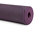 Екологічний килимок для йоги Bodhi Lotus Pro 183x60x0.6 см баклажановий, фото 5