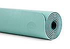 Екологічний килимок для йоги Bodhi Lotus Pro 183x60x0.6 см бірюзовий, фото 6