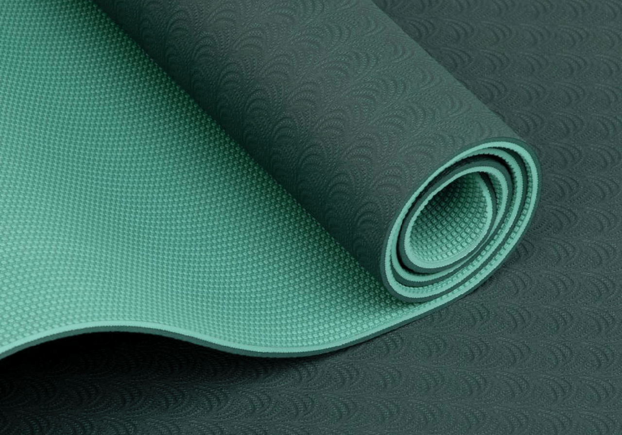 Екологічний килимок для йоги Bodhi Lotus Pro 183x60x0.6 см зелений