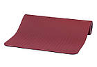 Екологічний килимок для йоги Bodhi Lotus Pro 183x60x0.6 см бордовий, фото 5