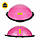 Балансувальна платформа 4FIZJO Bosu Ball 60 см Pink (P-5905973402453), фото 8