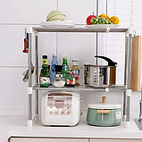 Полиця-органайзер для мікрохвильовки MicroWave Organizer 18 шт. 8060, фото 7