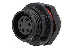Конектор WEIPU SP1312/S6 6pin мама IP68
