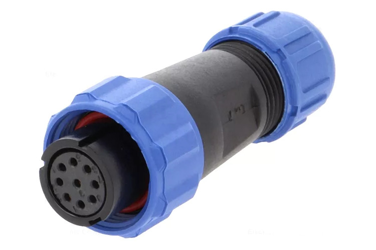 Конектори WEIPU SP1310/S9 9pin мама IP68 - 50 шт в пакуванні amc, фото 1