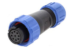 Конектори WEIPU SP1310/S9 9pin мама IP68 - 50 шт в пакуванні amc