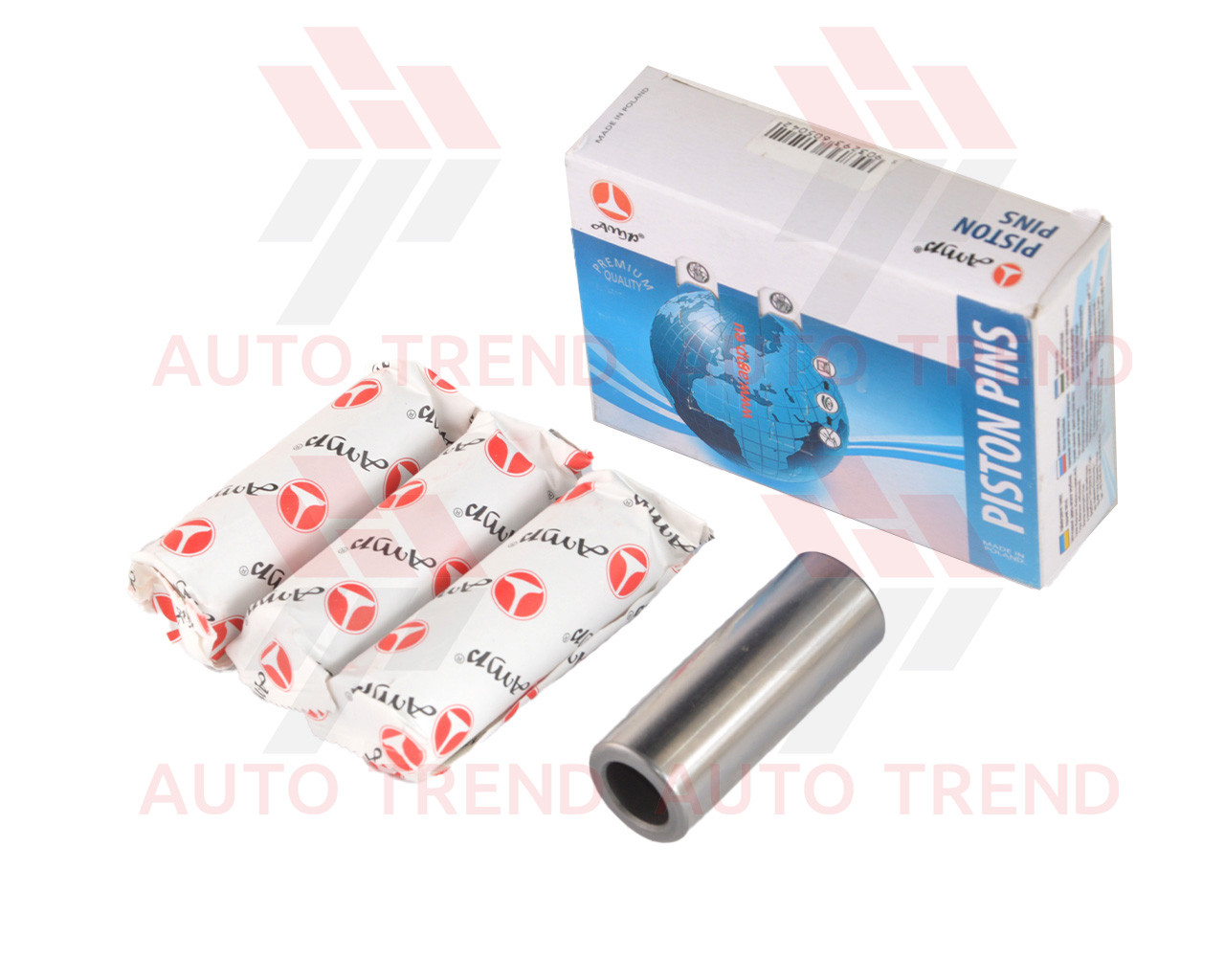 Палець поршневий ГАЗ дв. ЗМЗ 402 червоний (AMP) (XWOL-66-RED)