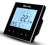 Терморегулятор програматор Castle AC605H WI-FI БІЛИЙ/ ЧОРНИЙ, фото 3