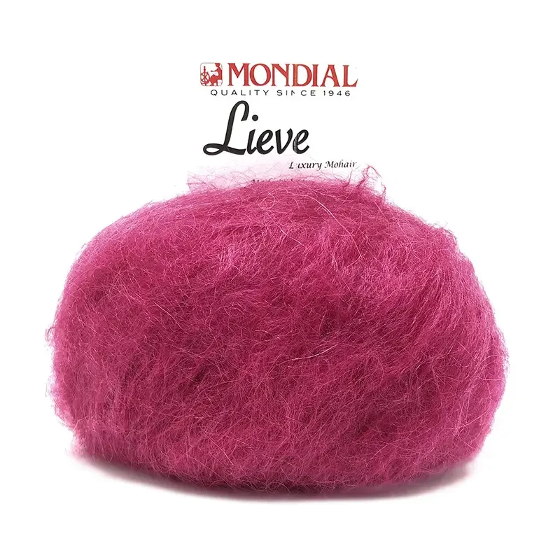 Пряжа Lieve/Лів, яскраво-рожевий 77, Mondial