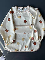 Детский передник слюнявчик из эко-кожи