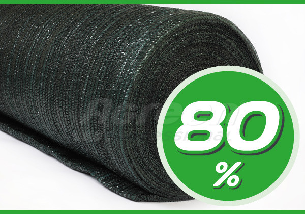 СЕТКА затінювальна для теплиць 80% Agreen зелена рулон ( ширина 6м, довжина 50 м)