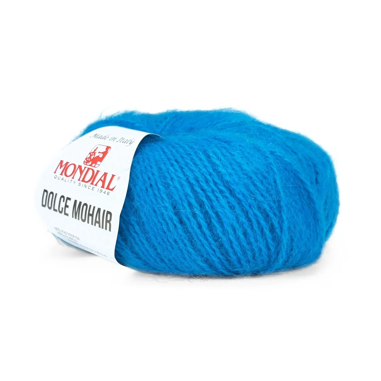 Пряжа Dolce Mohair/Дольче Мохер, темно-блакитний 747, Mondial