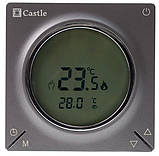 Терморегулятор программатор Castle AC829H WI-FI БІЛИЙ/ ГРАФІТ, фото 4